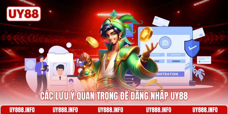 Các lưu ý quan trọng để đăng nhập UY88