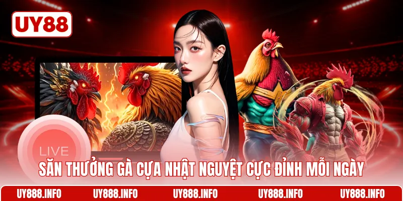 Săn thưởng gà cựa Nhật Nguyệt cực đỉnh mỗi ngày